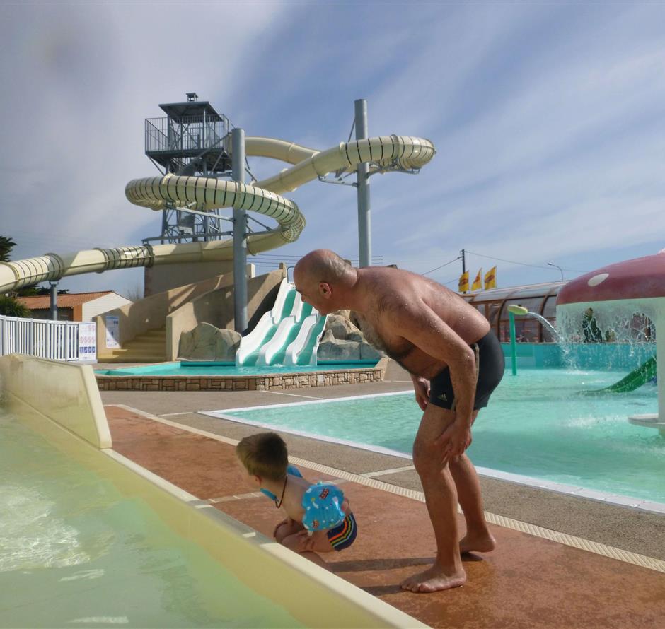 New slide at the campsite La Pomme de Pin - Camping pomme de pin