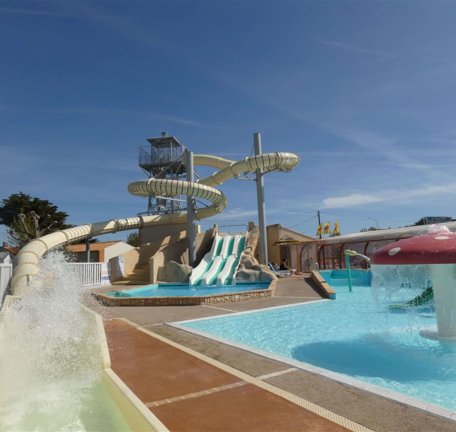 New slide at the campsite La Pomme de Pin - Camping pomme de pin