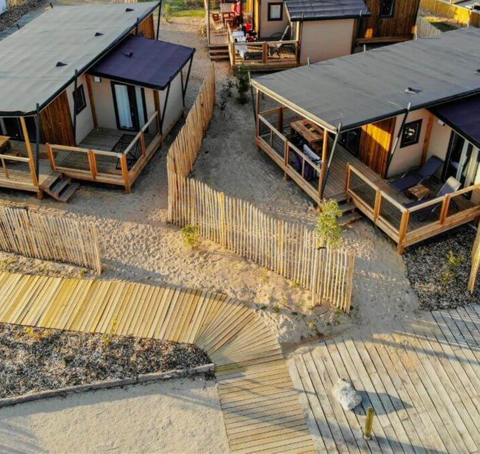 Luxury tente in Vendée with covered swimming pool - Camping pomme de pin