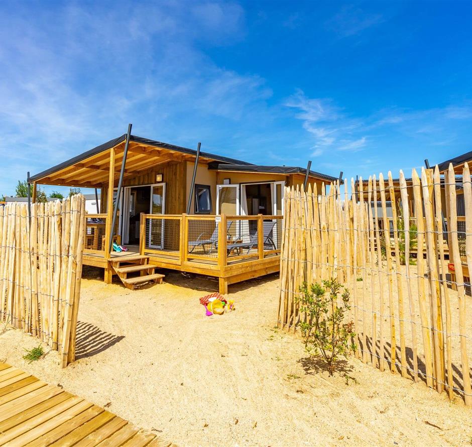 Luxury tente in Vendée with covered swimming pool - Camping pomme de pin