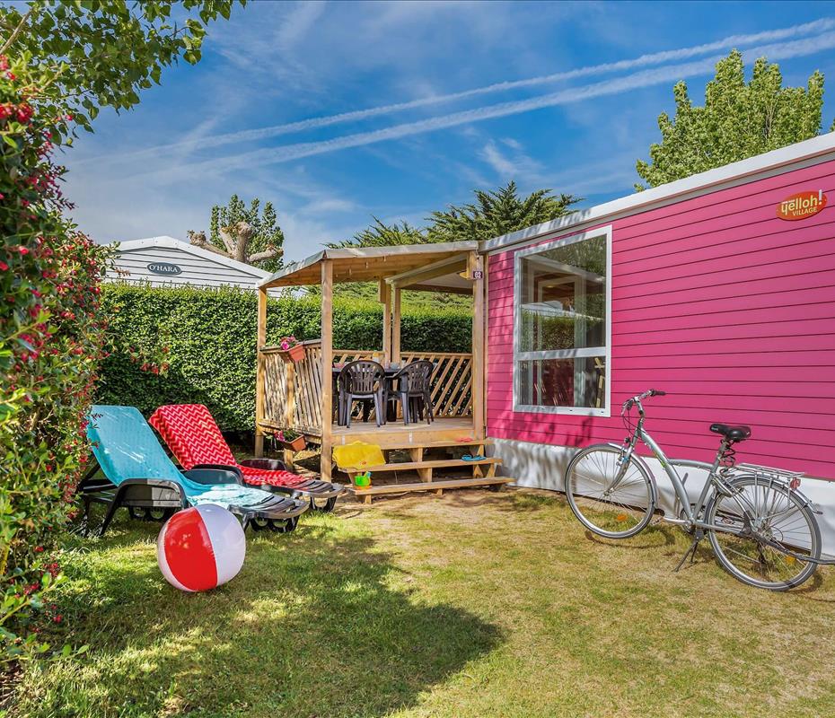 stacaravan directe toegang tot het strand van de Vendée - Camping pomme de pin