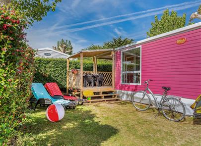 stacaravan directe toegang tot het strand van de Vendée - Camping pomme de pin