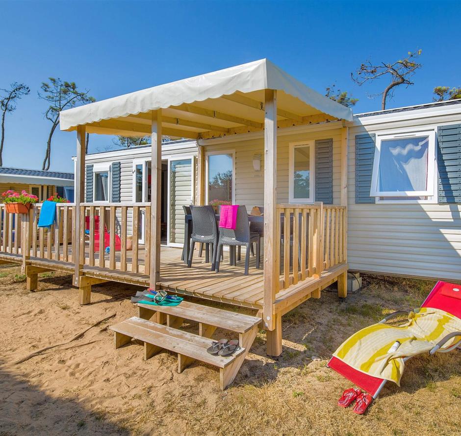 Cottage Luxe 6 people in a 4 star campsite La Pomme de Pin in Saint Hilaire de Riez in Vendée - Camping pomme de pin