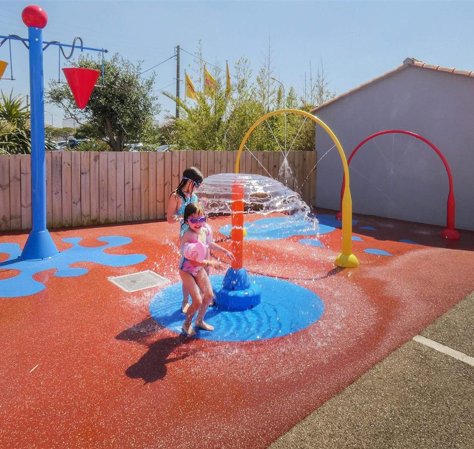 aquasplash, waterpret voor kinderen - Camping pomme de pin