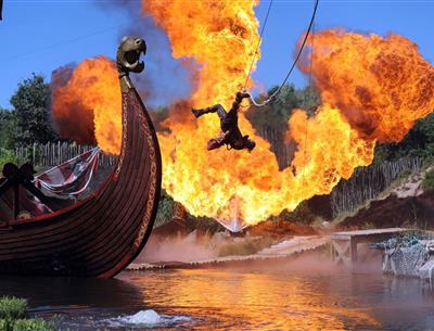 The Big park of the Puy du Fou close to the campsite La Pomme de Pin