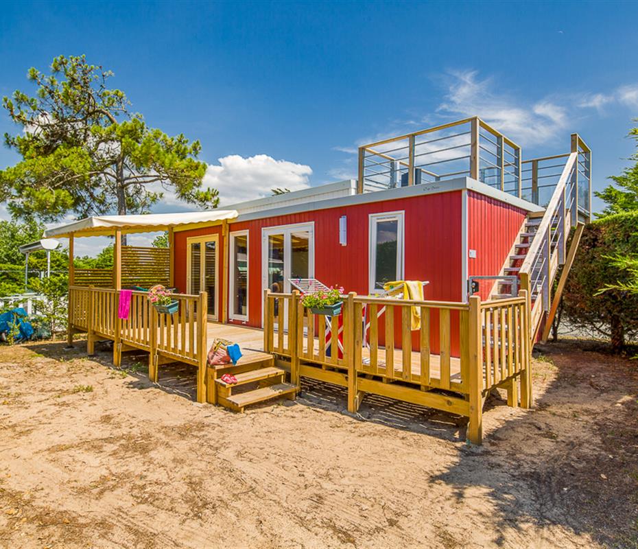 stacaravan directe toegang tot het strand van st hilaire de riez - Camping pomme de pin