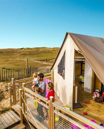 stacaravan directe toegang tot het strand van de Vendée - Camping pomme de pin