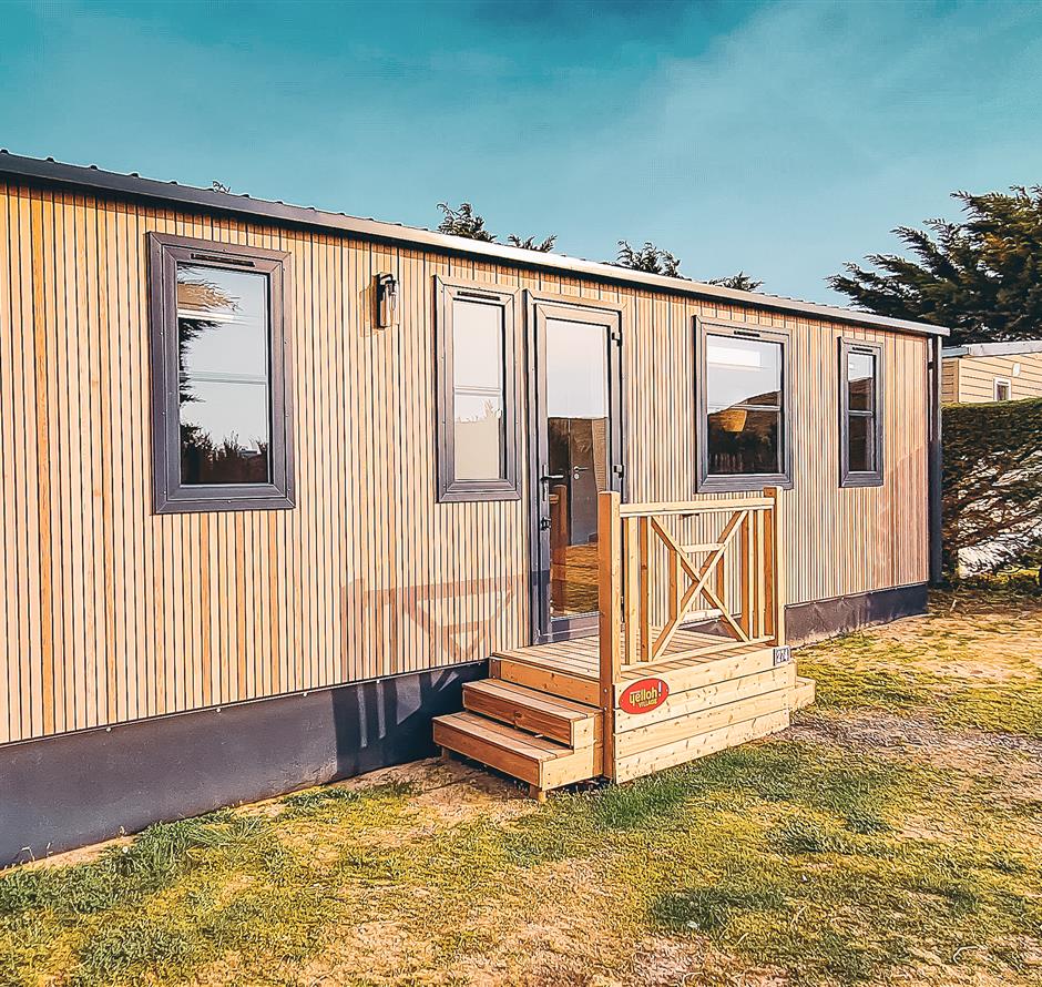 cottage patio en spa 6 pers 3 slaapkamers 1 badkamer - Camping pomme de pin