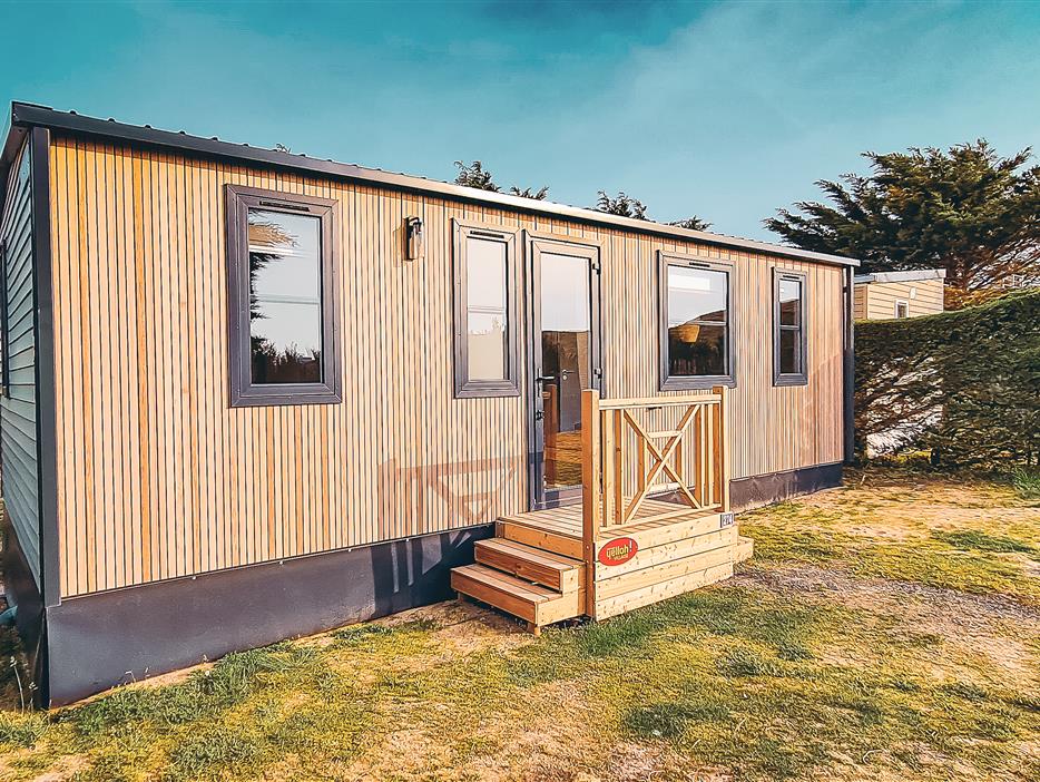 cottage patio en spa 6 pers 3 slaapkamers 1 badkamer - Camping pomme de pin