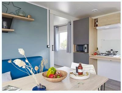 Luxe 2-slaapkamer stacaravan PMR **** in Saint Hilaire de Riez