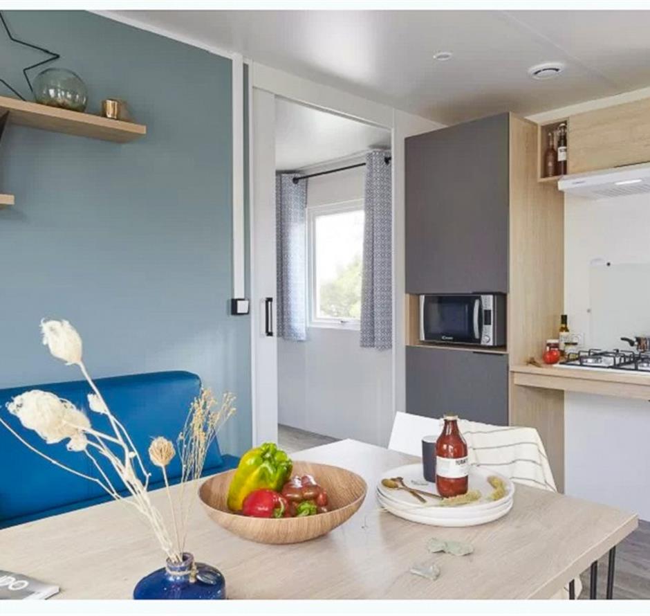 Luxe 2-slaapkamer stacaravan PMR **** in Saint Hilaire de Riez - Camping pomme de pin