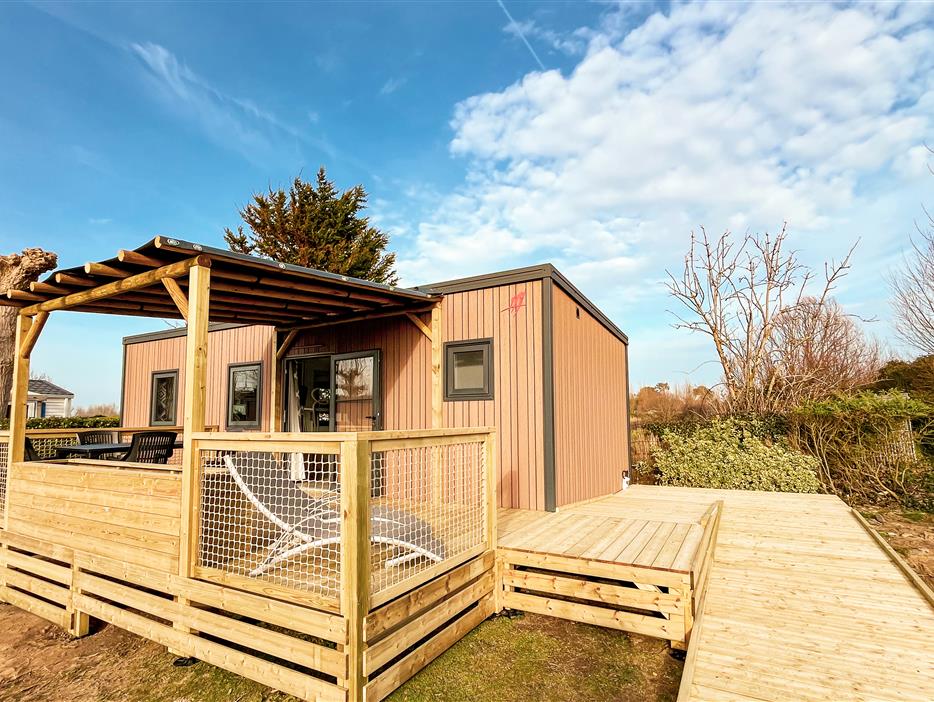 Mobile-home 4 pers 2ch 4 bloemen toegankelijk voor personen met beperkte mobiliteit - Camping pomme de pin