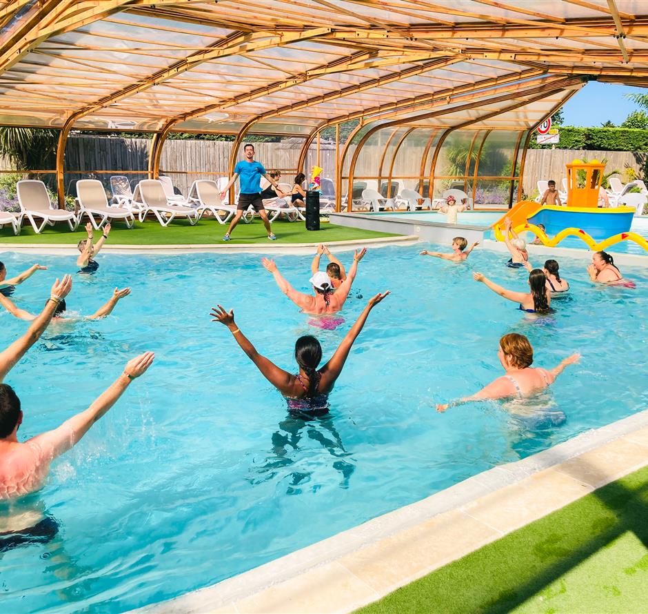 aquagym-animatie  - Camping pomme de pin